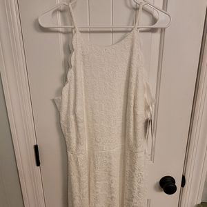White sundress NWT Size 1x